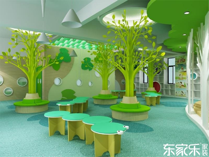要想幼兒園裝修的像童話王國(guó)，長(zhǎng)沙裝修公司提醒色彩這樣搭配就對(duì)了！